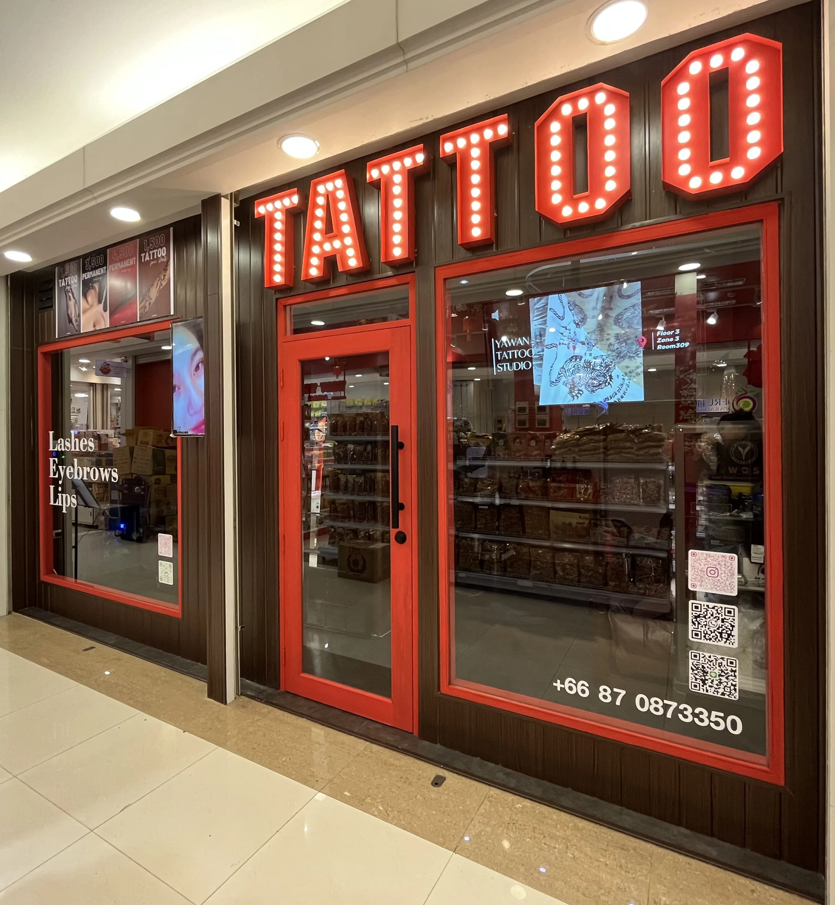 Yawan Tattoo Studio, Platinum Mall Bangkok