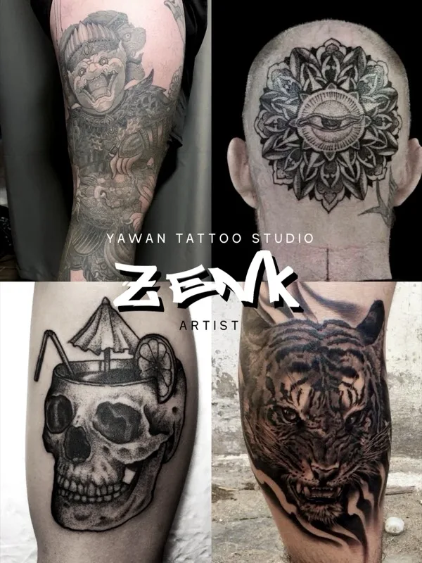 Zenk, tattoo artist, Yawan Tattoo Studio Bangkok
