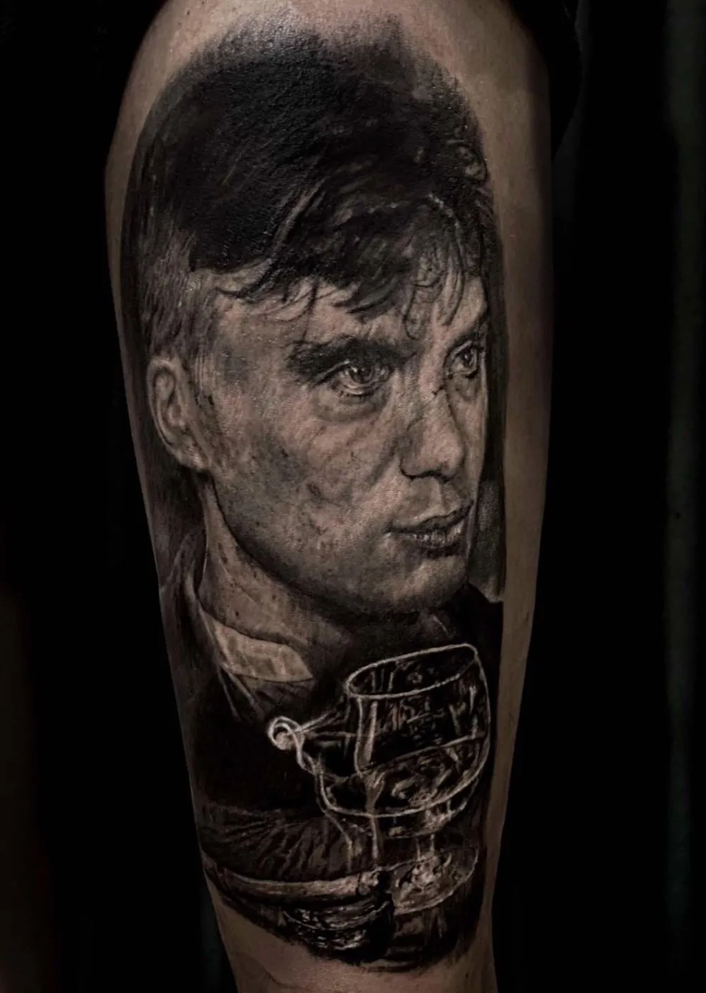 Black and grey realism tattoo Bangkok, Yawan Tattoo Studio